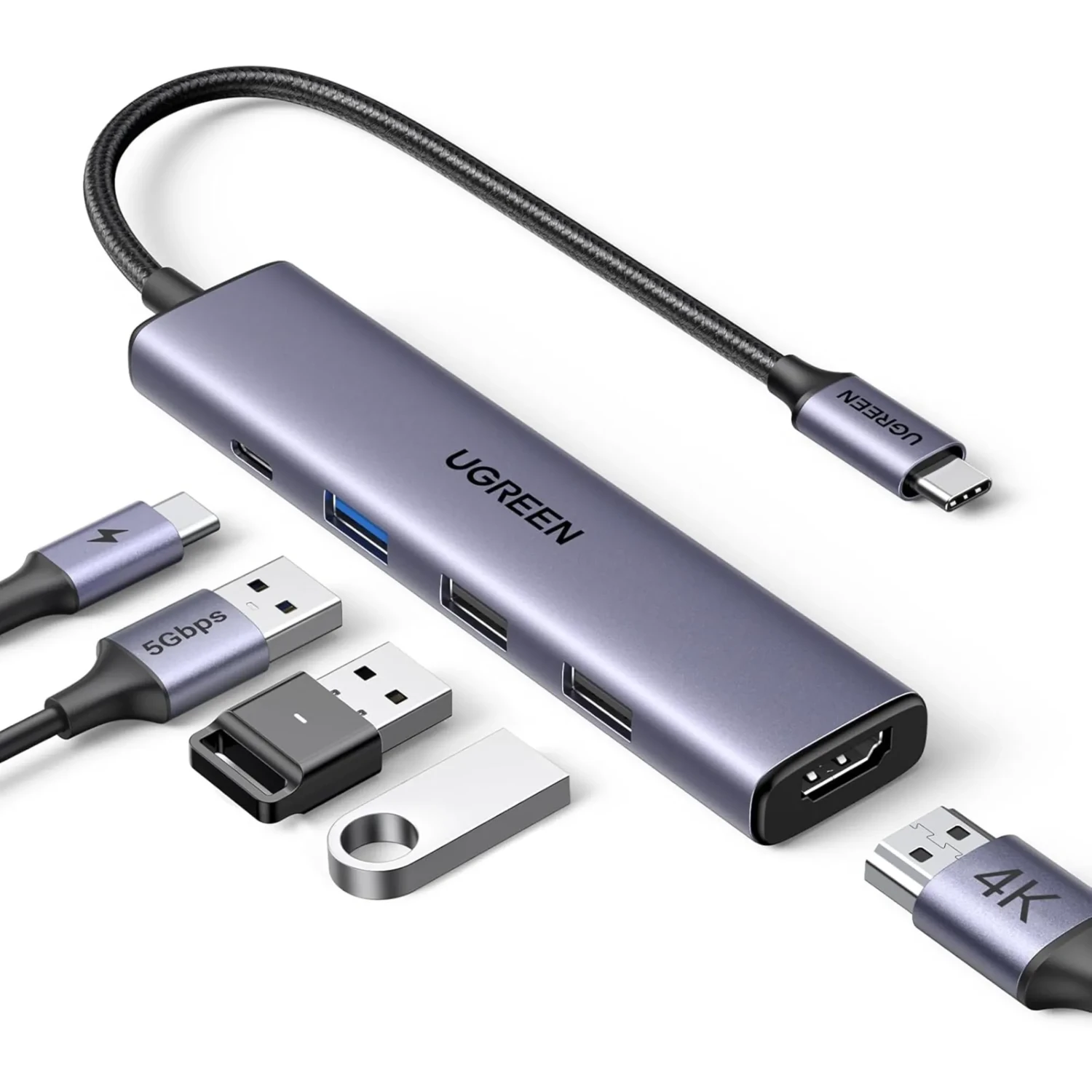 Adaptador Ugreen Revodok 5en1