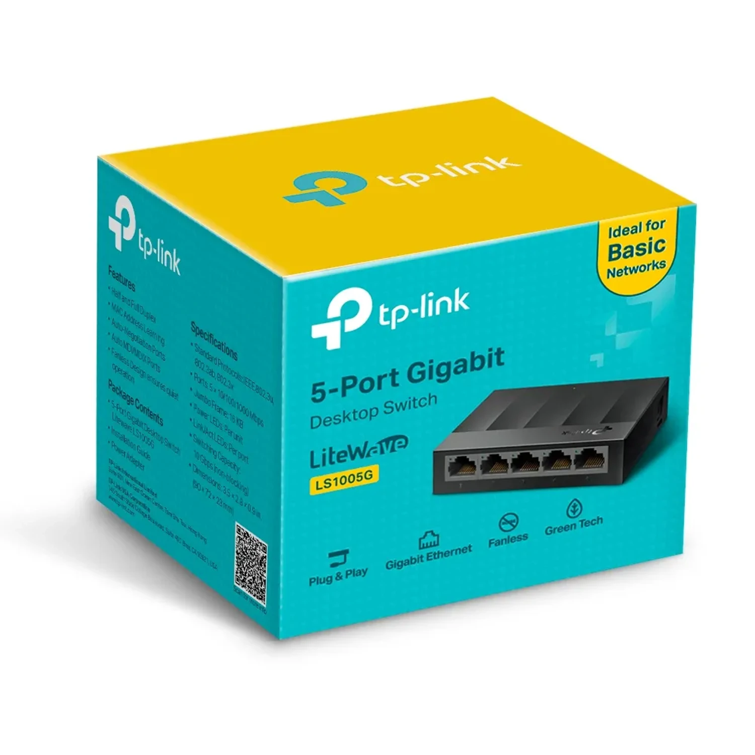 Switch Lite Wave 5 Puertos Gigabit