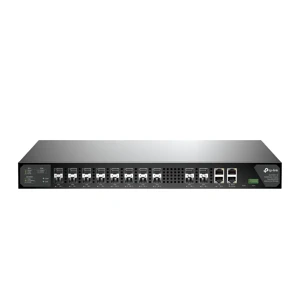 DS-P7001-16 AGINET OLT GPON 16 puertos PON, hasta 2048 ONT y split 1:128, 4 puertos 10GE SFP+, 2 puertos Gigabit RJ45 uplink, gestión DPMS y fuentes redundantes.